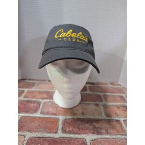 Cabelas Club Baseball Cap Buckleback Hat OSFM Adjustable Wear Casual Canvas